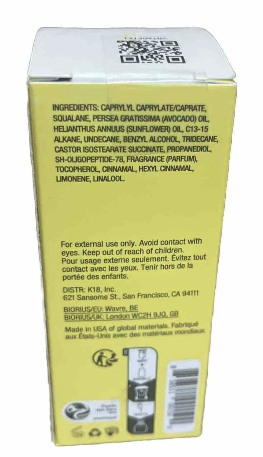 K18 Molecular Repair Hair Oil 1 Oz - Nourishing Hair Treatment, Sealed