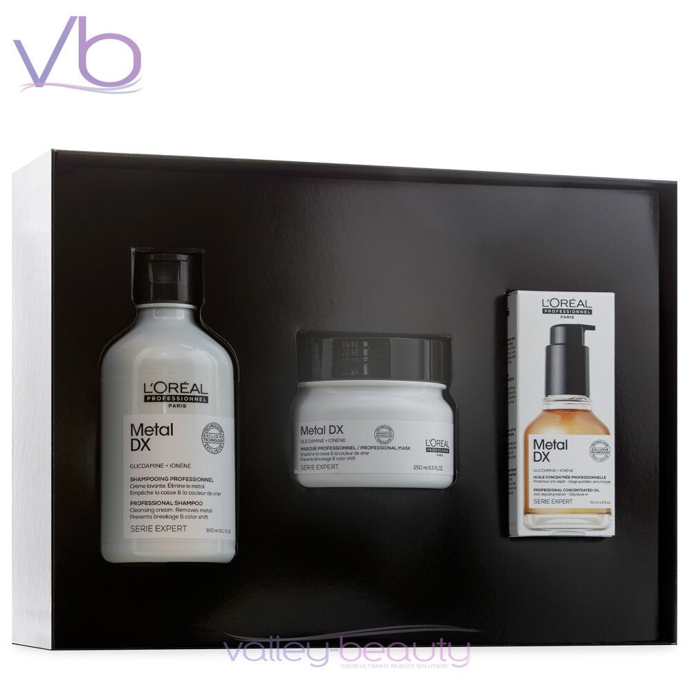 L'Oreal Metal Detox Moon Capsule Hair Care Set - Limited Edition Trio