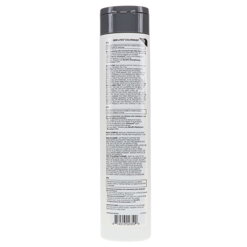 Colorwash Shampoo for Amber Copper Brown Hair 8.25 oz - Color-Treated Hair Care