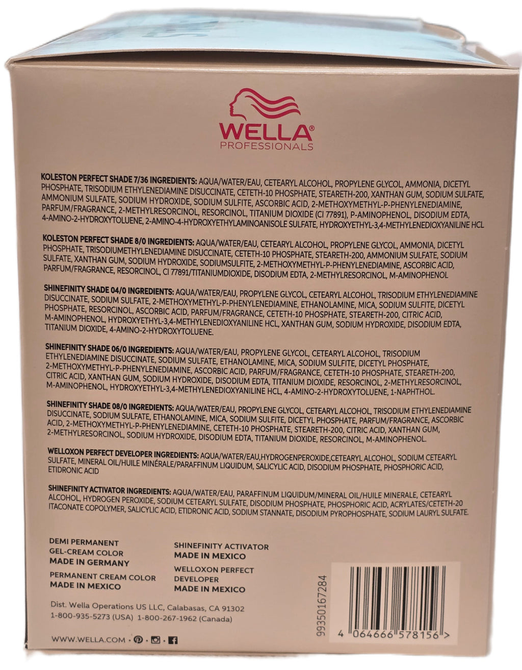 Wella Hair Color Glaze Kit - Signature Naturals & Shinefinity