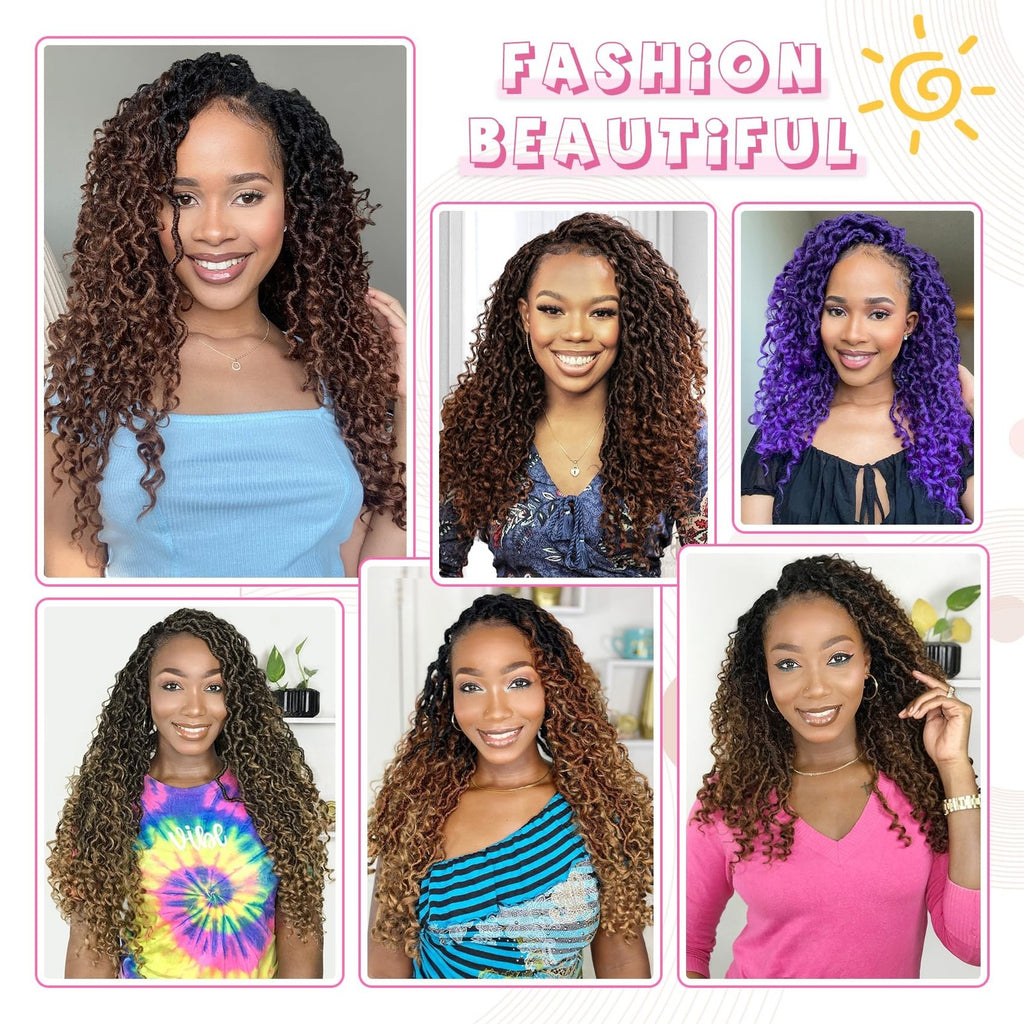 Fulcrum Goddess Locs Crochet Hair 18 Inch Faux Locs for Black Women
