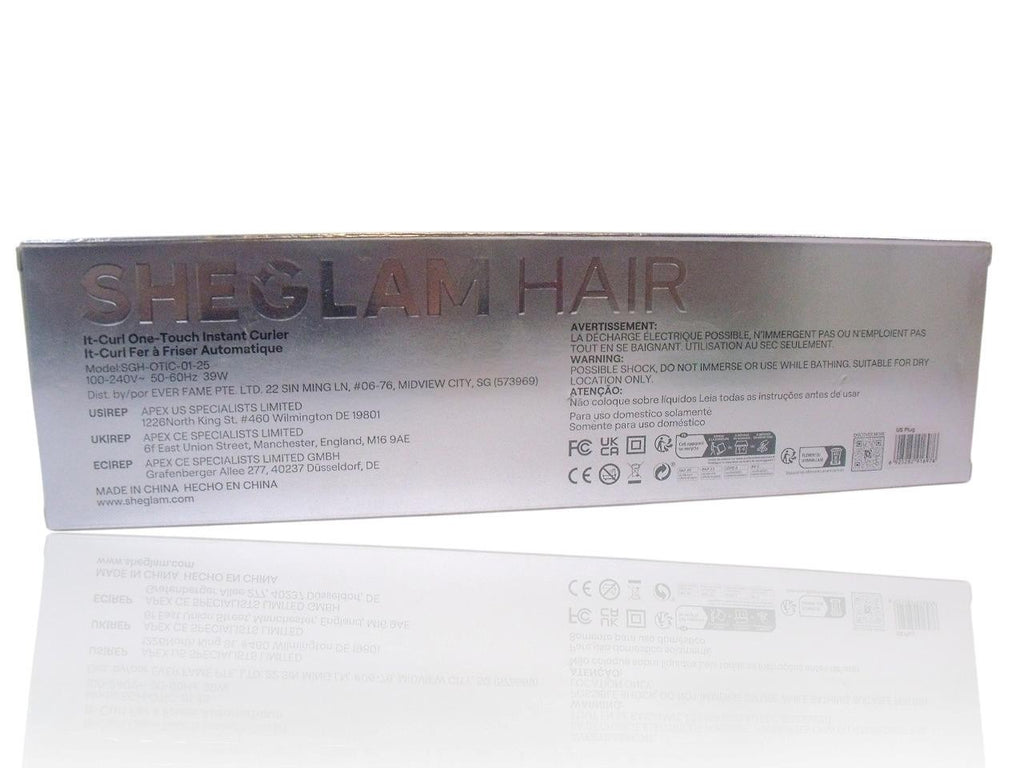 Automatic Curling Iron 1-Inch 25mm - Fast Heat & Travel-Friendly