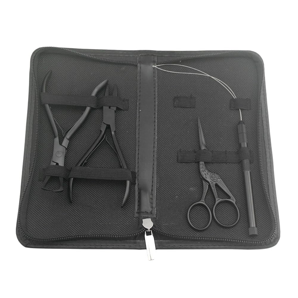 Hair Extension Beading Tool Kit - Micro Link Closer, Remover, Scissors
