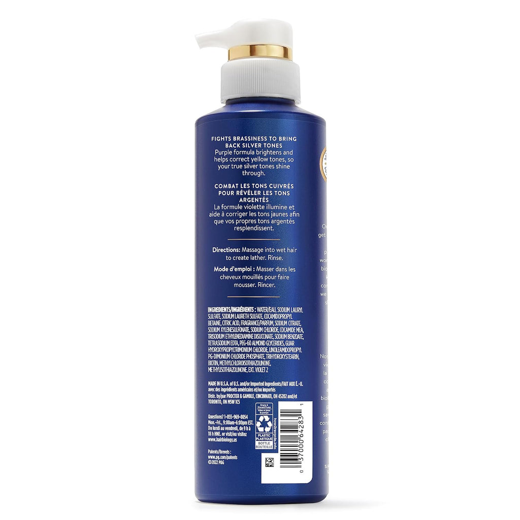 Silver Shampoo and Conditioner Set for Grey Hair - 25.6 Fl Oz