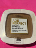 Creamy Powder Foundation Compact in Chestnut - Face Makeup for Mature Skin