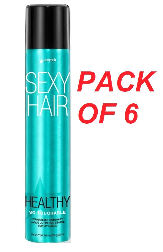 Lightweight Hair Spray for Soft Hold & Shine - 9 oz, 6 Pack