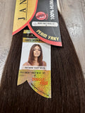 Human Hair Extension Janet Perm Yaky 12 Inches Color #4 - Natural Look