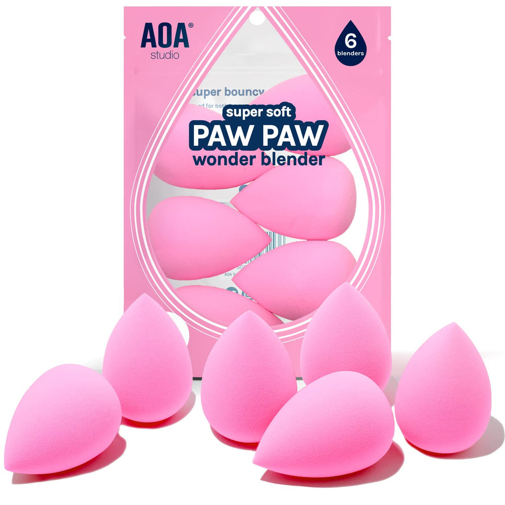 Makeup Sponge Set Latex-Free High-Definition Blender 6 Pieces