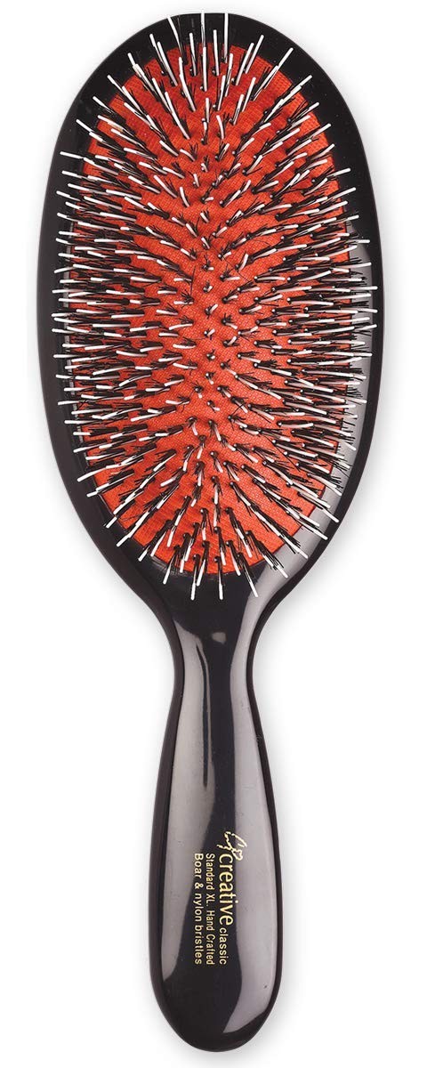 All-Purpose Boar & Nylon Hair Brush for Smooth Styling - Gentle & Professional