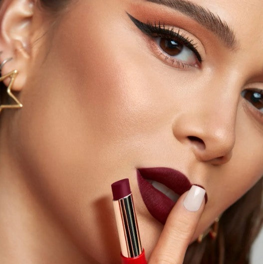 Matte Lipstick 24H Transfer-Proof Full-Color Lip Makeup - Soft & Comfortable Finish