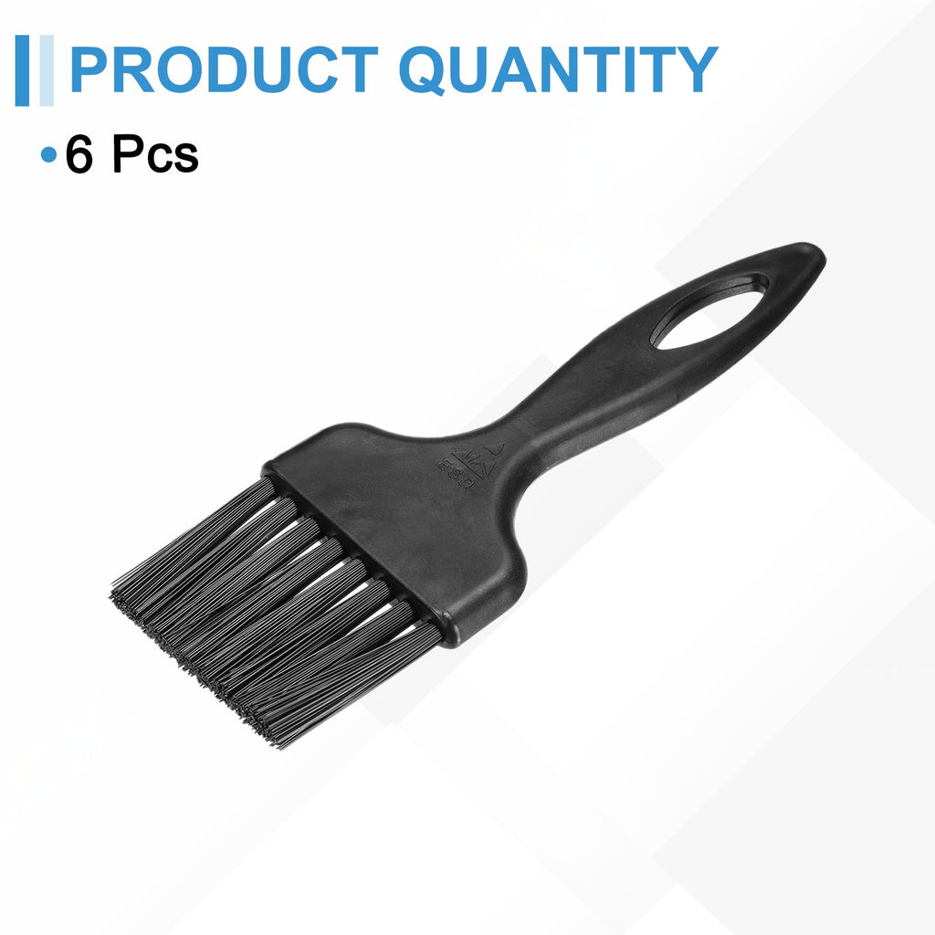 Antistatic Cleaning Brushes Set - 6 pcs 40x53mm Nylon & PP Handle Electronic Dust Removers