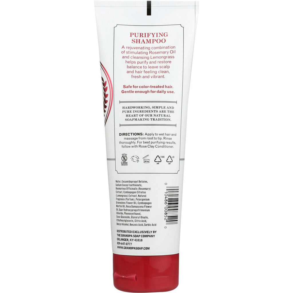 Vegan Rosemary Shampoo 8 Oz Pack of 3 - Gentle Hair Care for All Types