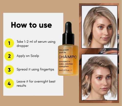 (2 Pack) Hair Growth Serum for Thinning Hair & Scalp Support 30ml