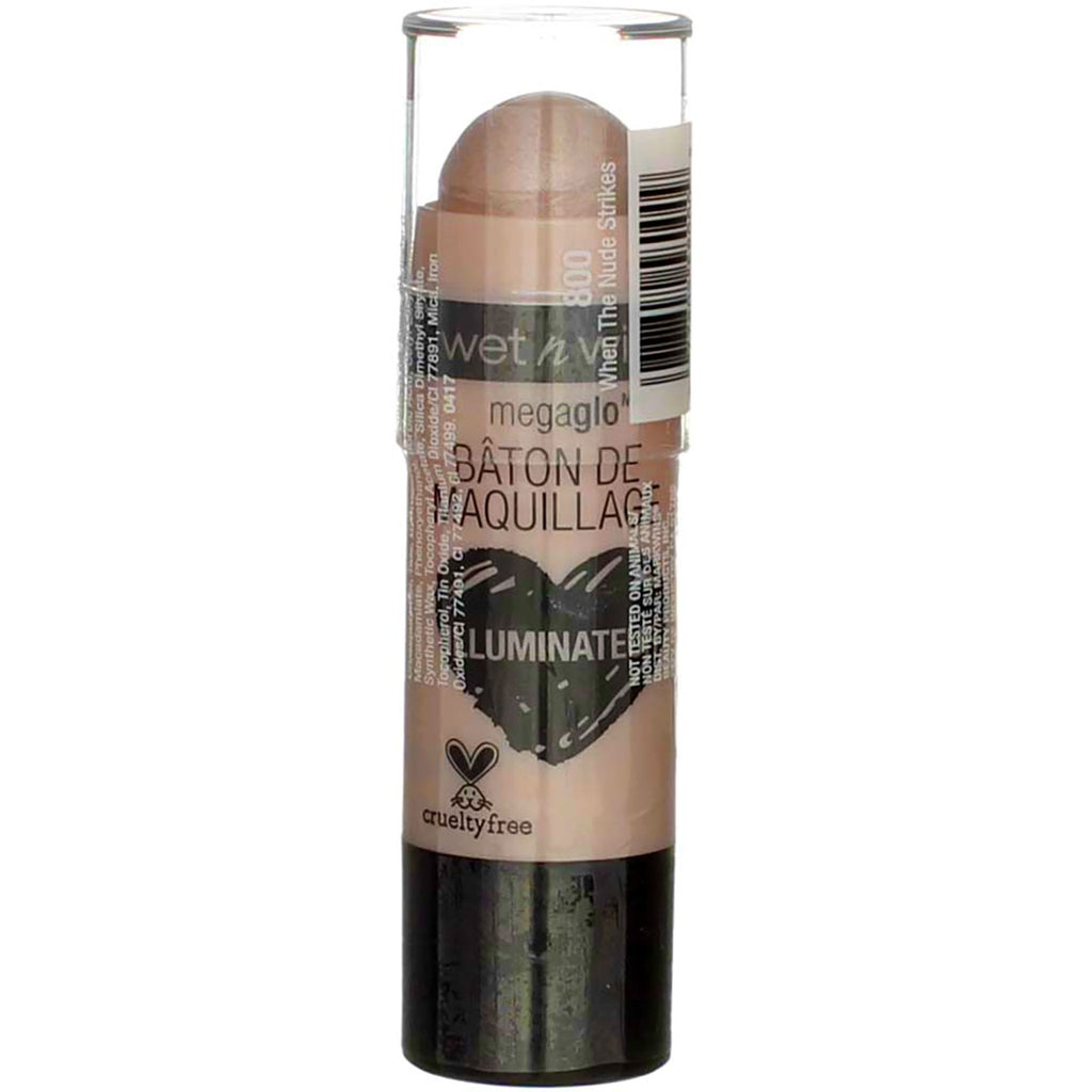 Wet N Wild MegaGlo Makeup Stick Highlight 4-Pack — Nude Strikes & Contour/Blush Shades