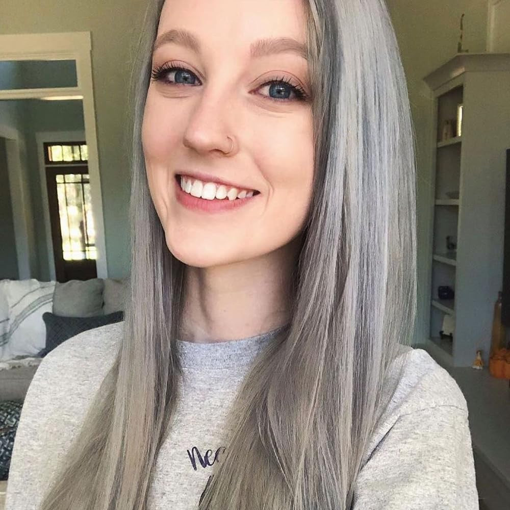 Overtone Stormy Sterling Color Depositing Conditioner 4.5 Fl Oz - Silver Hair Refresh