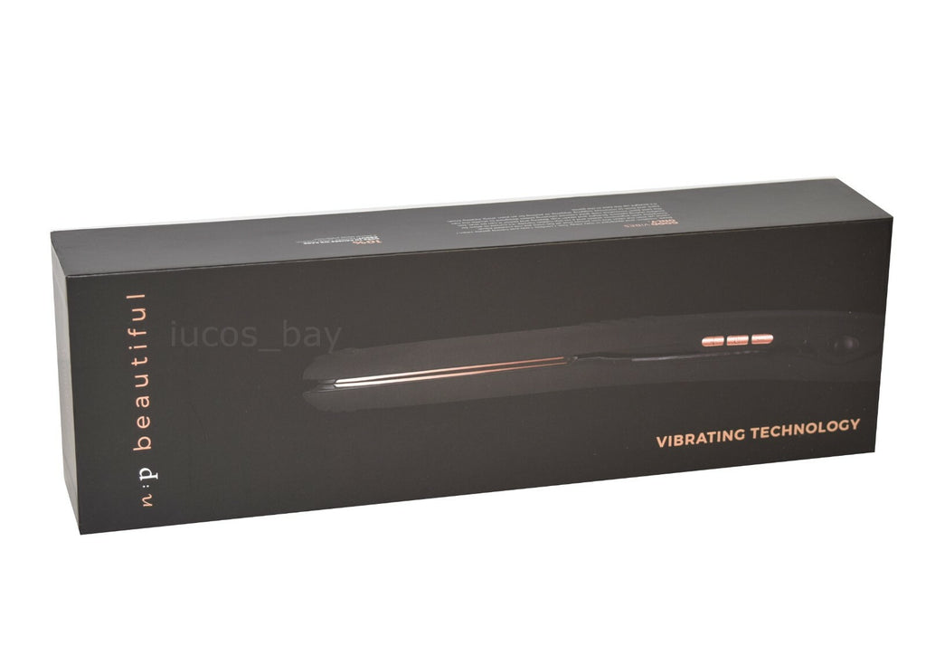 Professional Flat Iron Hair Straightener with Curved Plates & Ceramic Coating