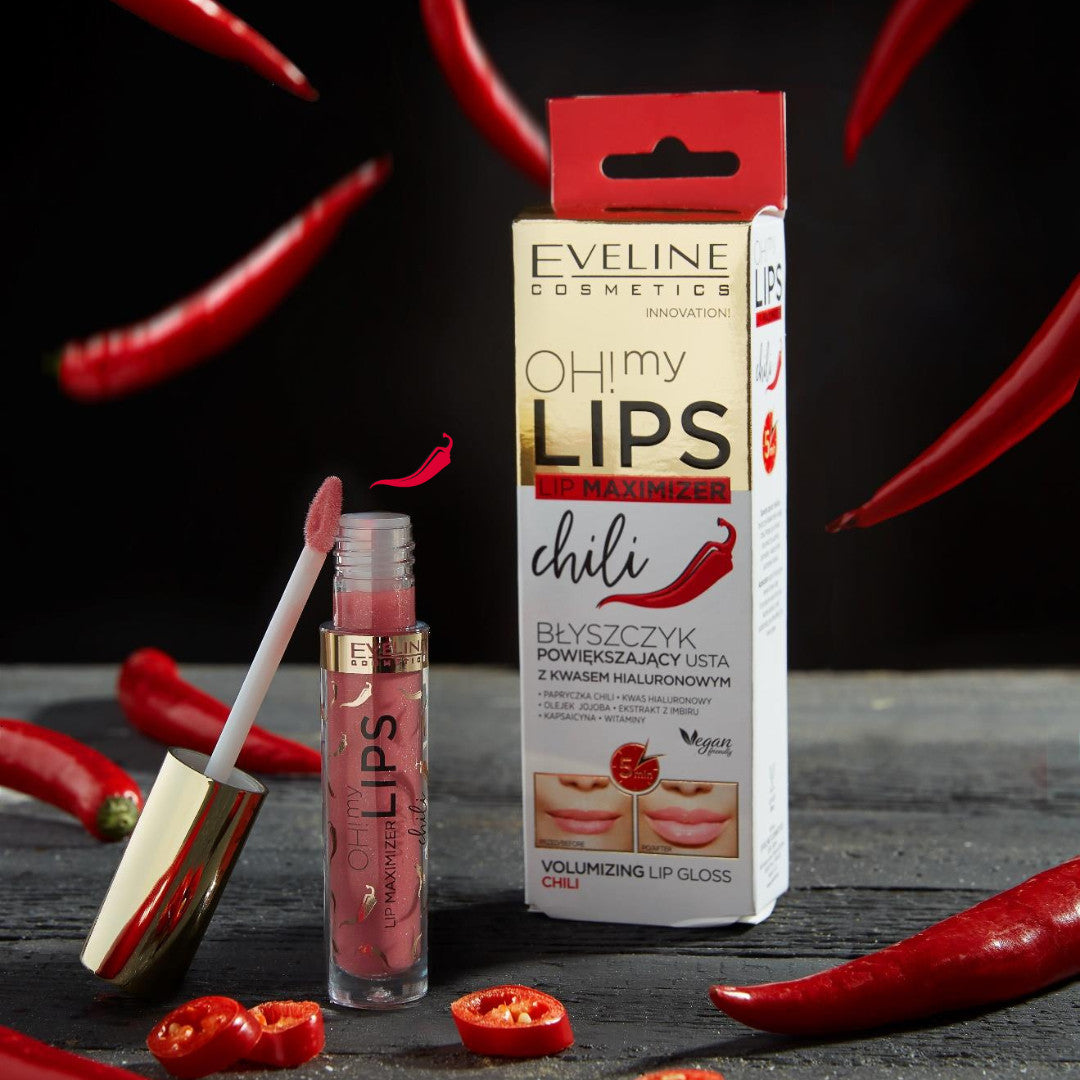 Lip Plumper Gloss with Natural Flavors - Bee Venom, Chili, Chocolate