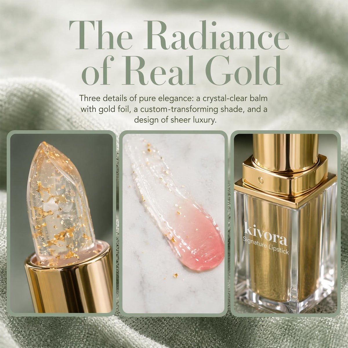 Color-Changing Lipstick for Mature Lips Long Lasting Hydrating Lip Color