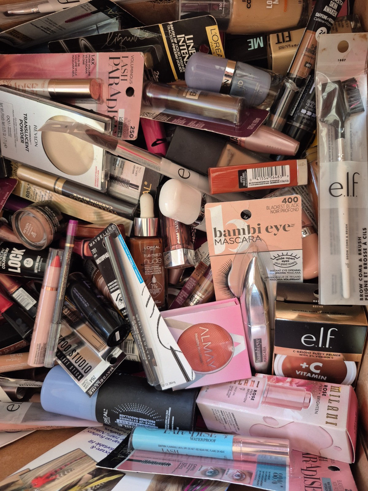 Assorted 7-Piece Makeup and Skin Care Bundle with Accessories