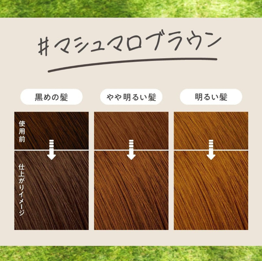 Creamy Bubble Hair Dye Kit Marshmallow Brown - Fast, Glossy Color