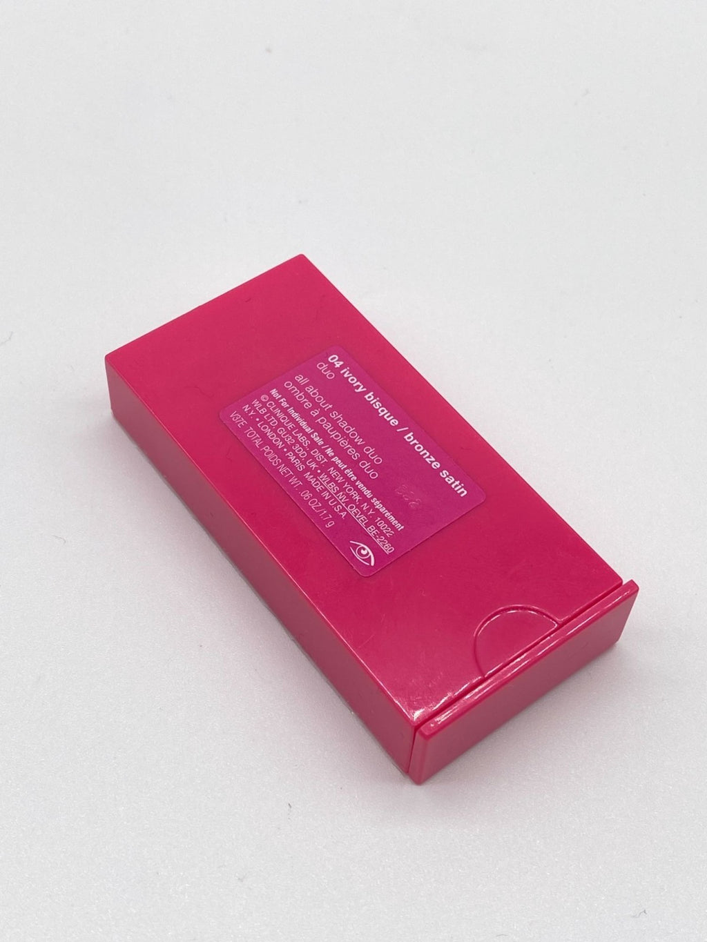 Clinique All About Shadow Duo 04 Ivory Bisque & Bronze Satin Eye Makeup