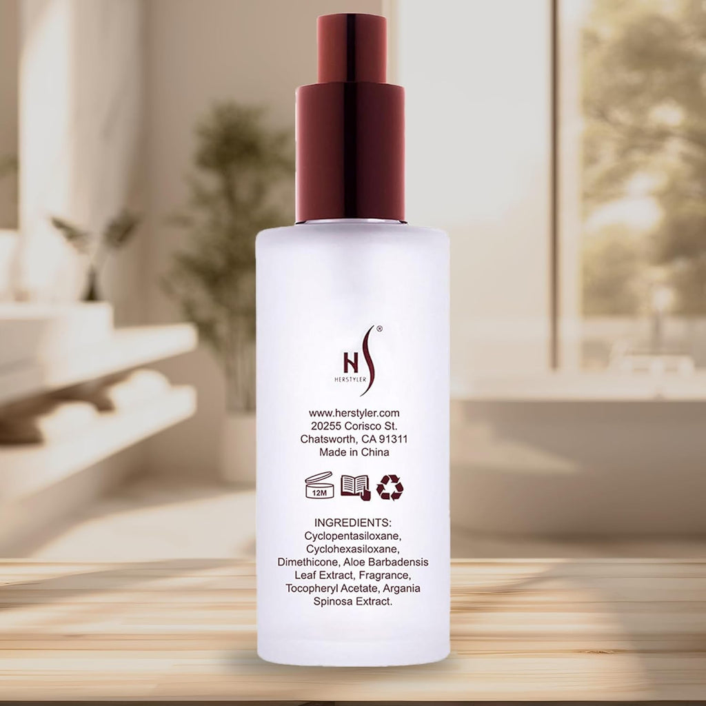 Herstyler Argan Oil Hair Repair Serum for Frizz Control & Shine - Pack of 2