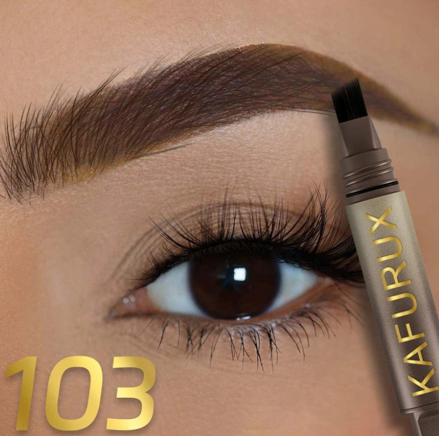 Waterproof Eyebrow Pencil Long Lasting Microblade Effect with Angled Brush