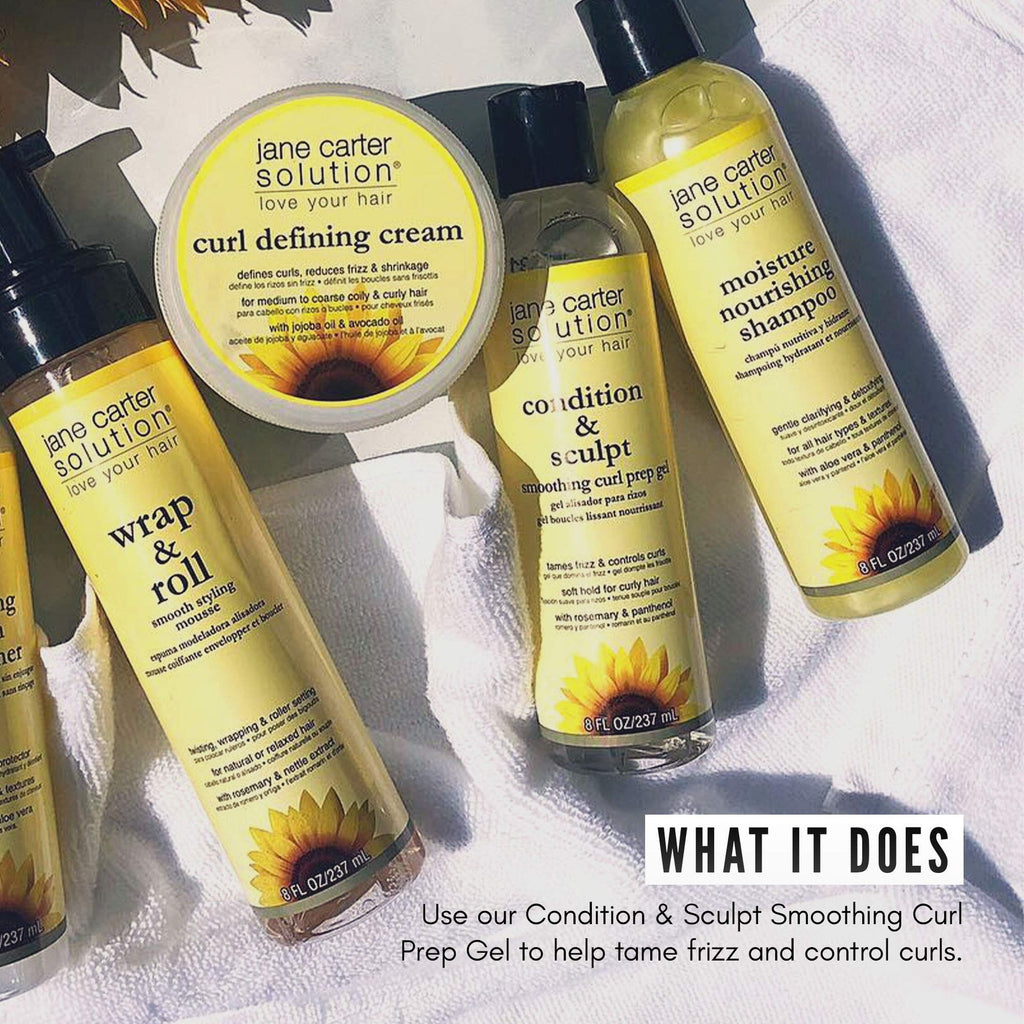 Condition & Sculpting Hair Gel - 8 OZ for All Hair Types, Moisturizing