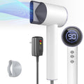 1600W Ionic Hair Dryer with LED Display & Magnetic Nozzle, Portable for Women