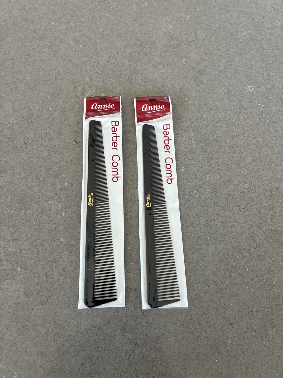 Barber Comb Set #15 - Professional Hairdressing Styling Tools, 2 Pack