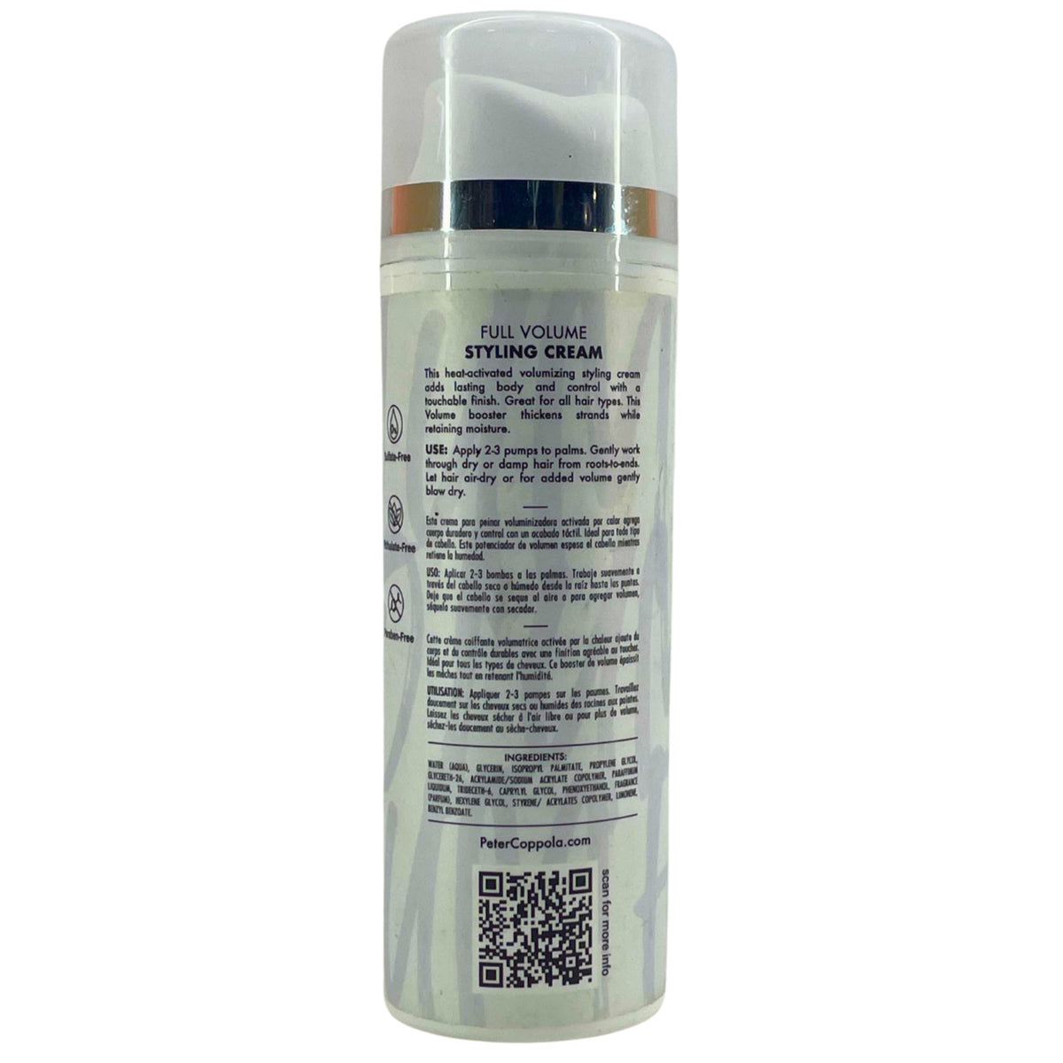 Heat-Activated Volumizing Hair Styling Cream 4.4 oz - 5 Pack
