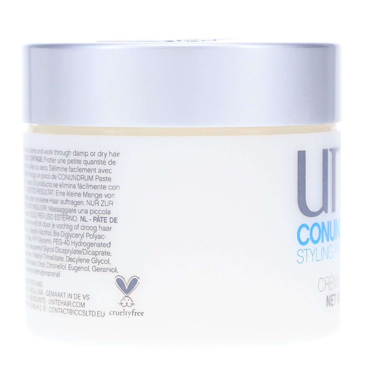 Hair Styling Paste Cream with Flexible Hold 2 oz - All Hair Types
