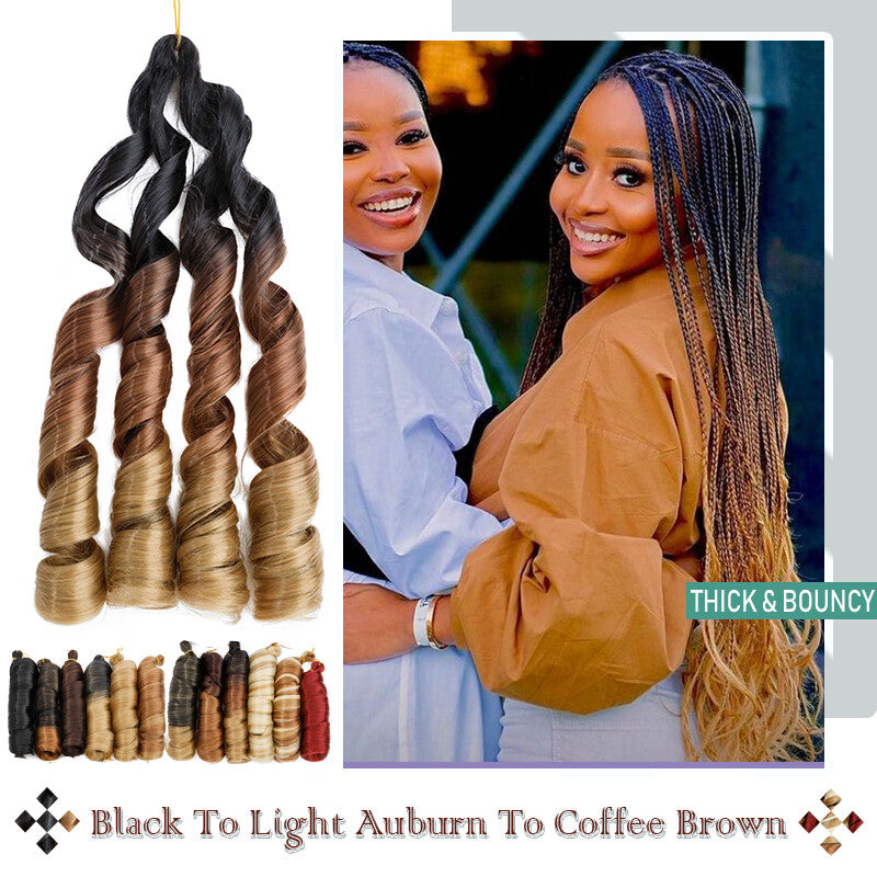 Loose Wave Braiding Hair Extensions Afro French Curls for Crochet & DIY Styles
