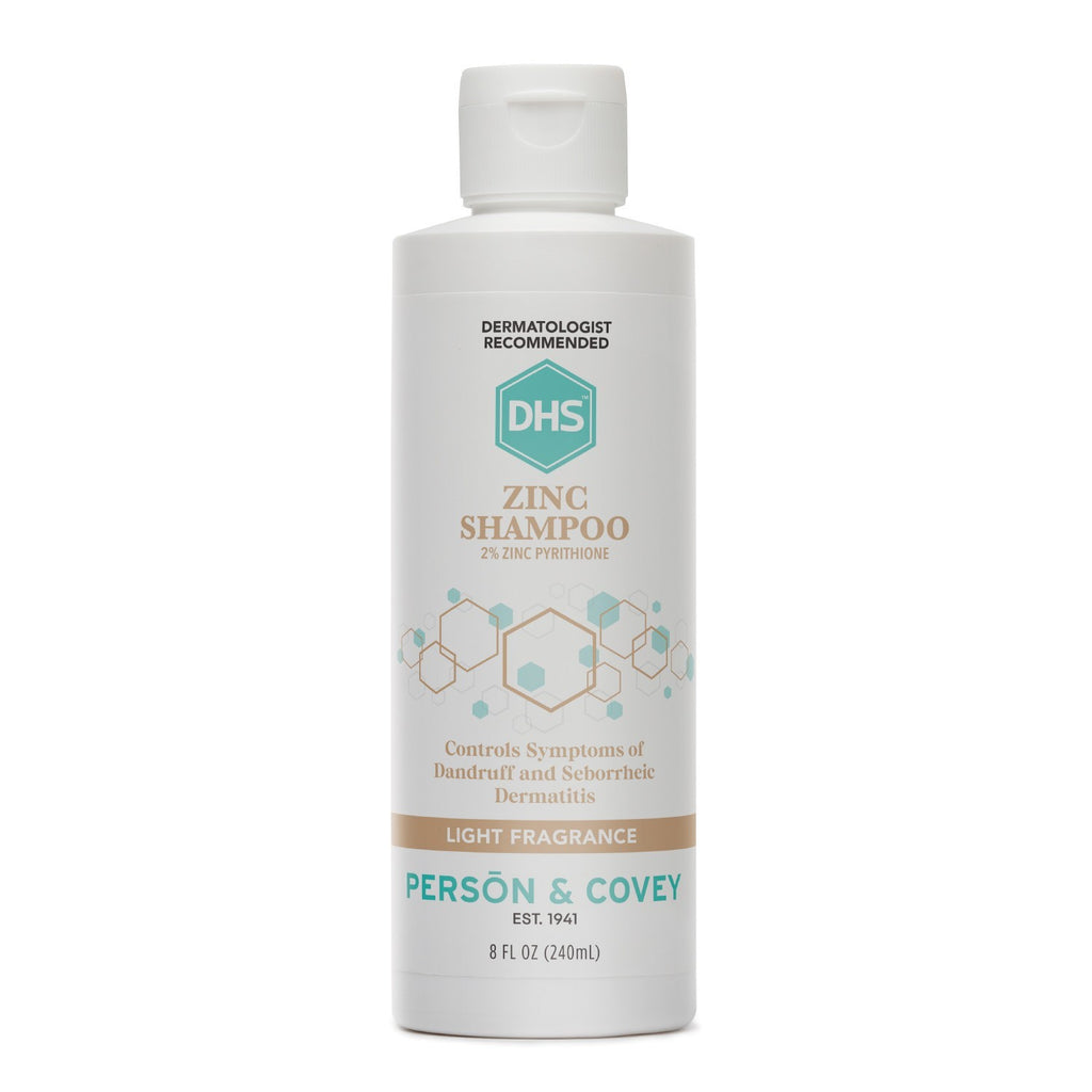 DHS Zinc Dandruff Control Shampoo 8 Oz Light Fragrance