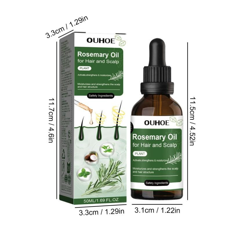 Hair Growth Oil for Hair Loss & Regrowth - Nourishing Rosemary Treatment 50ml