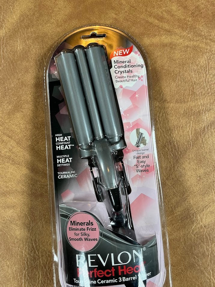 Ceramic Hair Waver Iron with 3 Barrel Curling Iron Styling Tool