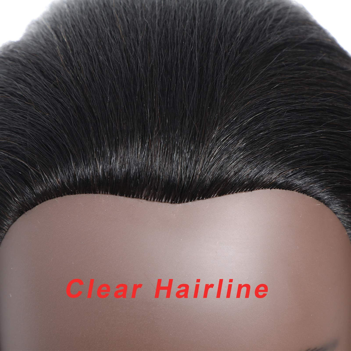 16-Inch Human Hair Mannequin Head for Hair Styling Practice & Cosmetology