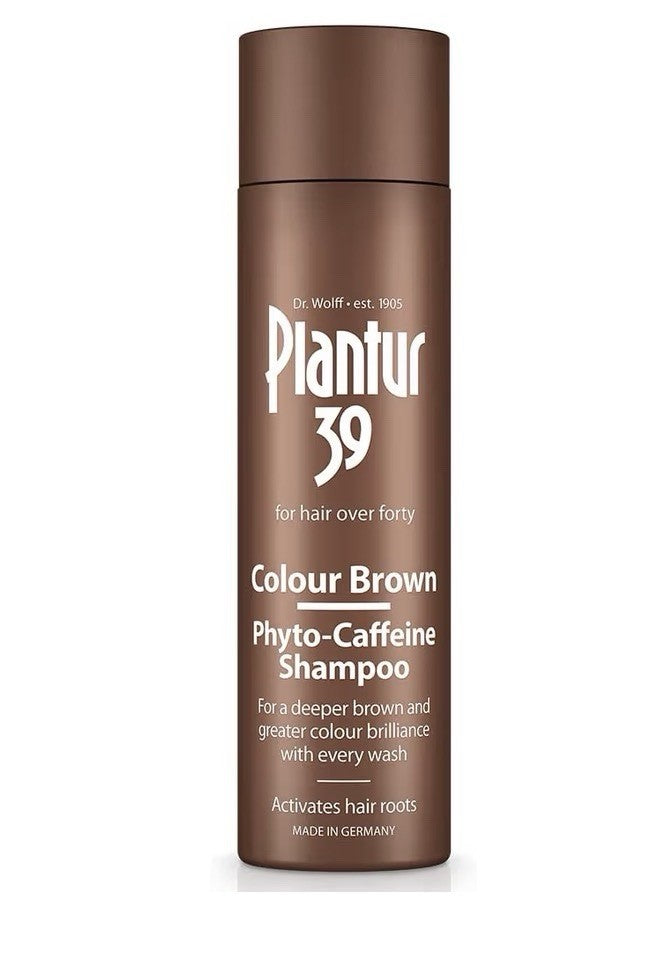 Plantur 39 Color Brown Phyto-Caffeine Shampoo for Thinning Hair 8.45 oz