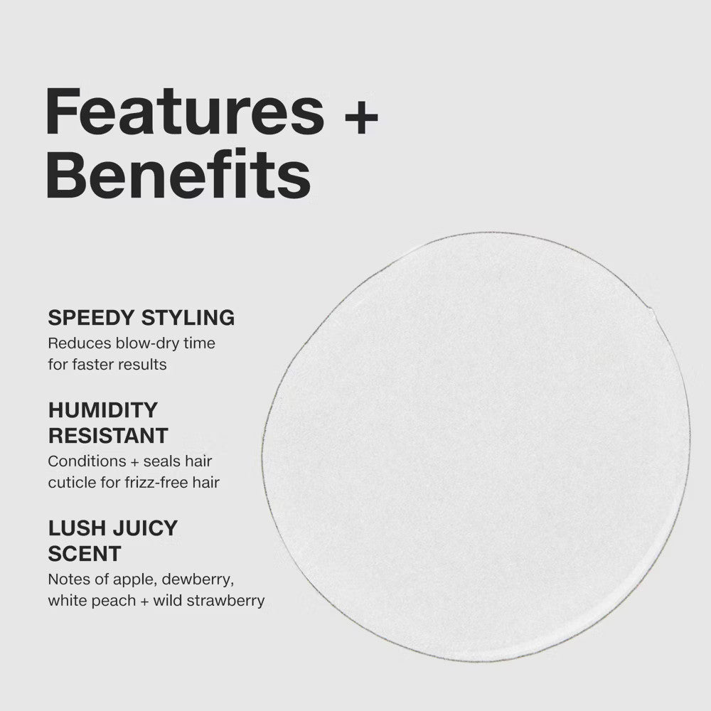 Hair Serum Anti-Frizz Smoothing Leave-In Treatment for Frizz Control - 8.5 fl oz