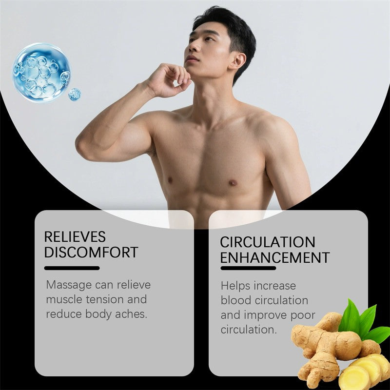 Herbal Massage Oil for Men - Circulation & Relaxation, 30ml