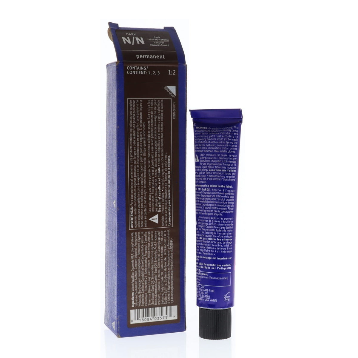 Vegan Permanent Hair Color Dark Natural - Long-Lasting & Nourishing