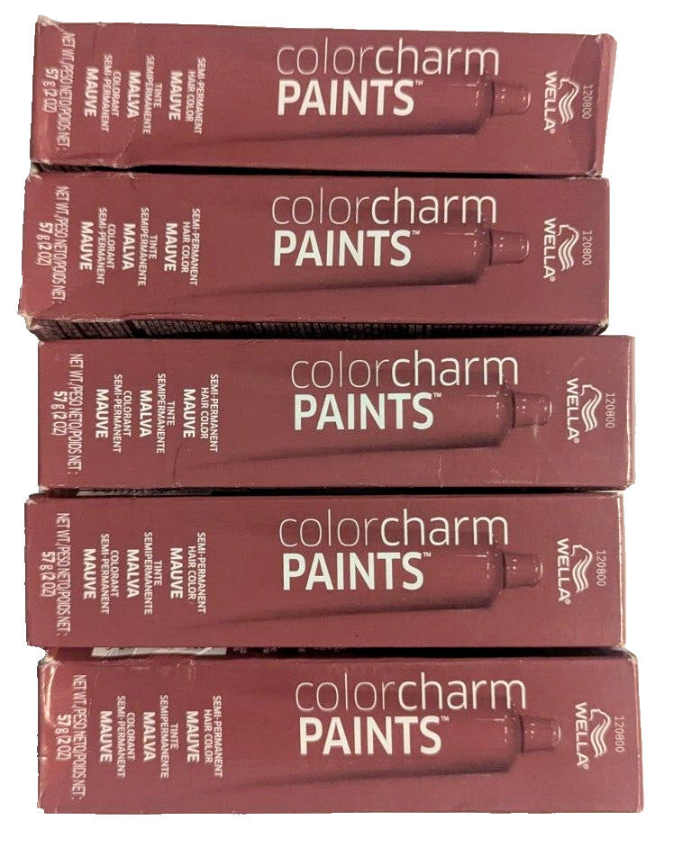 Wella Color Charm Paints Semi-Perm Color - Mauve 5 Tubes