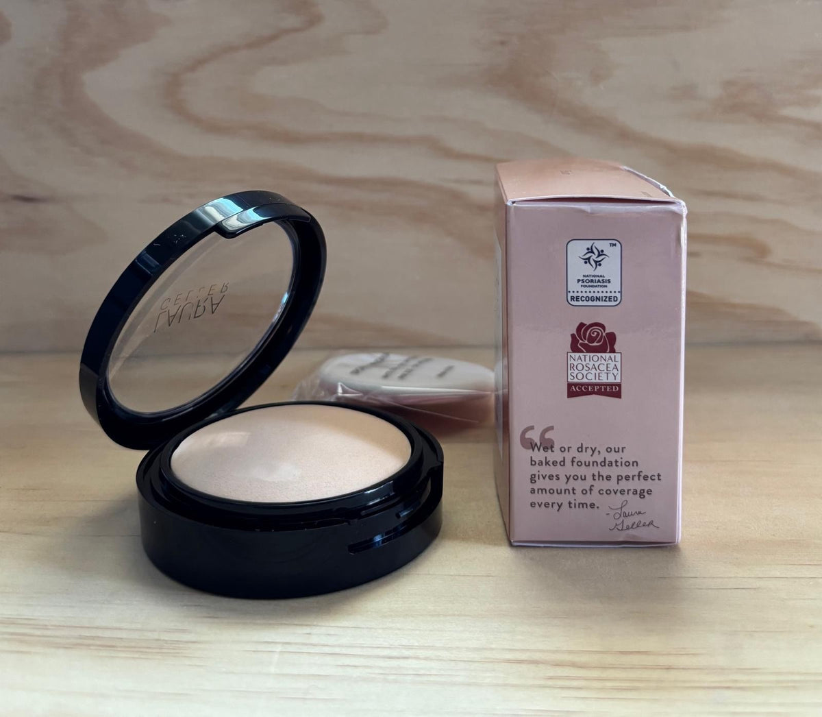 Double Take Baked Powder Foundation Fair 10g - Long-Wear Matte Finish