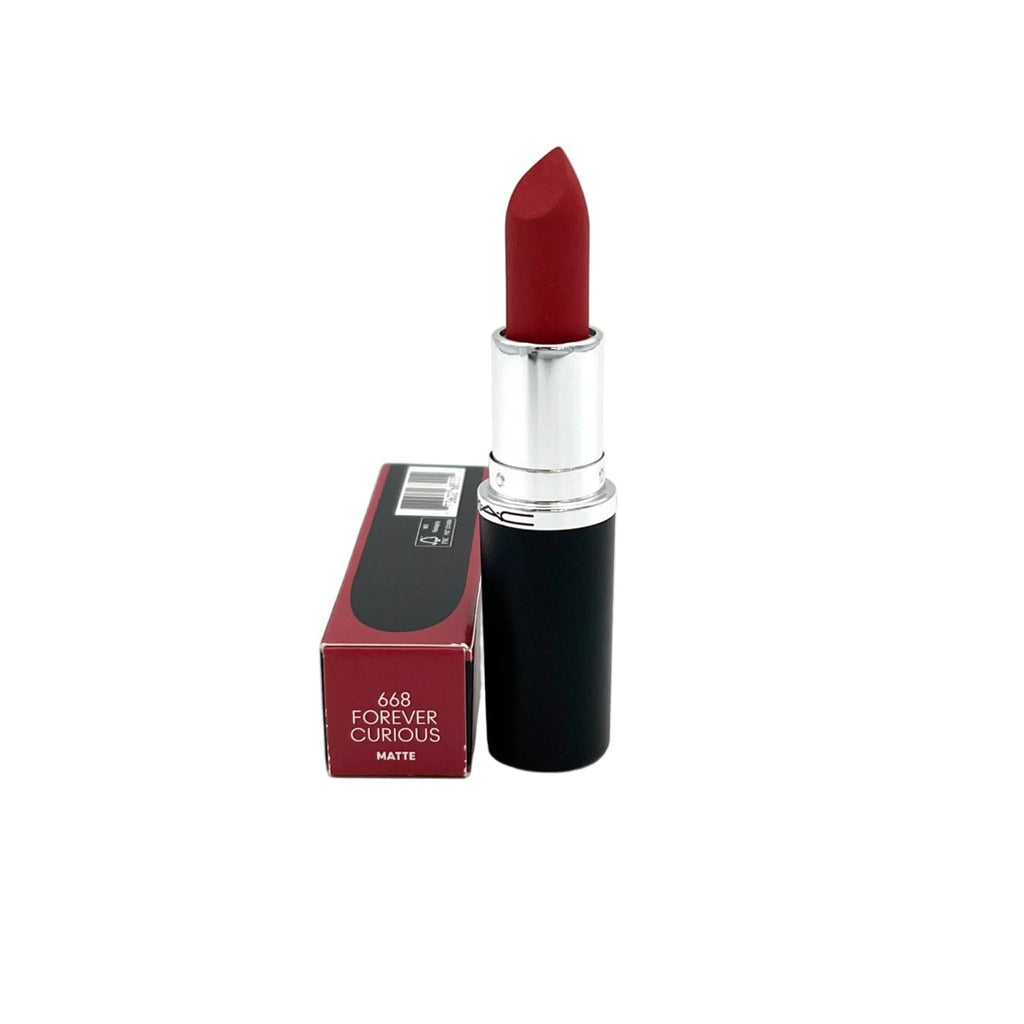 MAC Lipstick Matte Lipstick 668 Forever Curious - Pinky Red Full Size