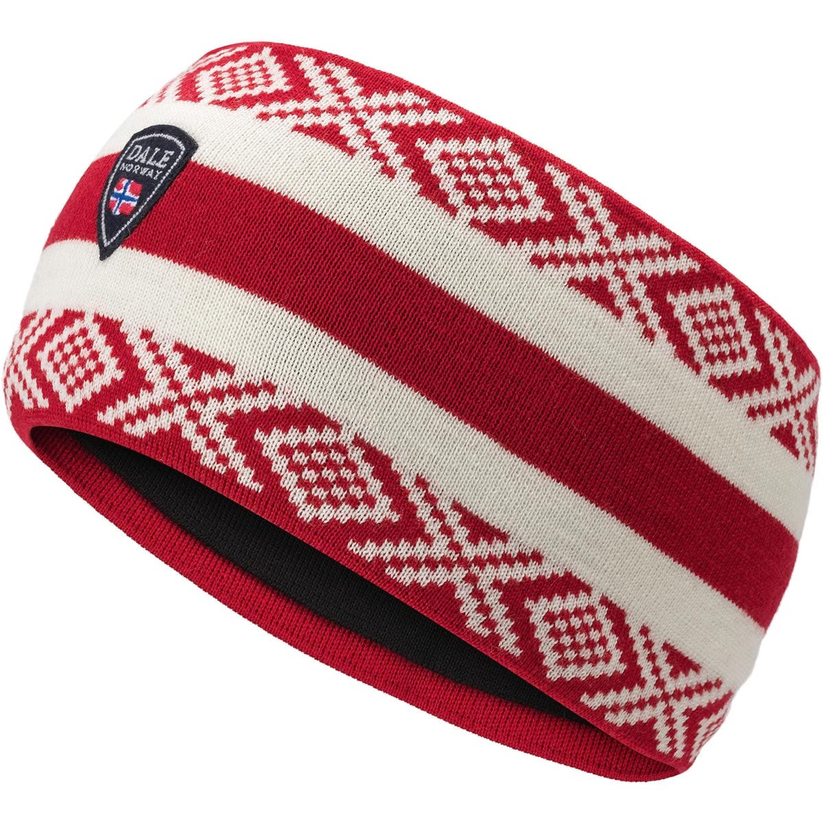 Merino Wool Headband for Cold Weather - Nordic Fair Isle Pattern, One Size