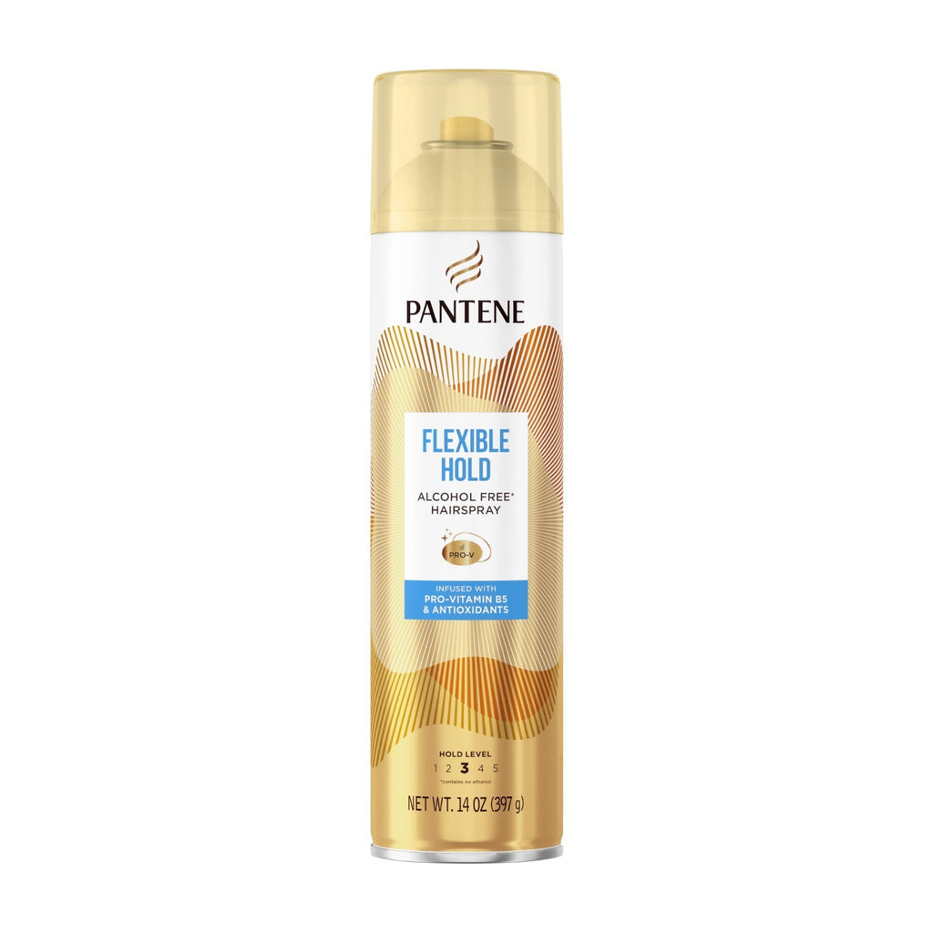 Pantene Flexible Hold Hair Spray Level 3 Alcohol-Free 14oz Set