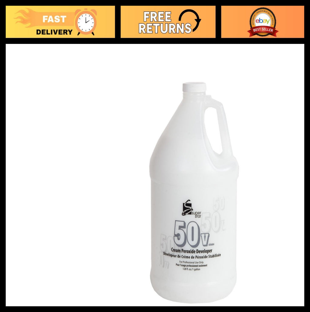 50 Volume Hair Developer Cream - 128 oz Salon Color Activator