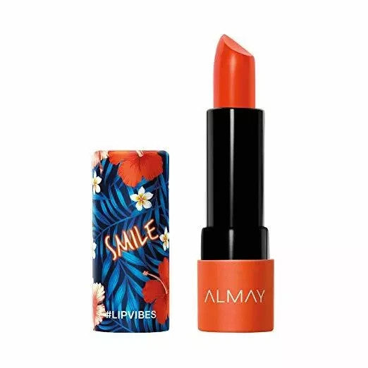 Almay Lip Vibes Matte Lipstick Orange Tube 4-Pack #160 Smile New Sealed