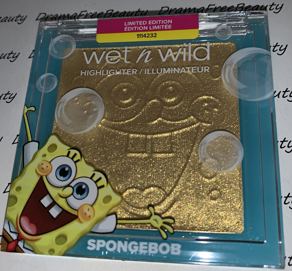 Wet n Wild Limited Edition SpongeBob SquarePants Gold Shimmer Highlighter BN