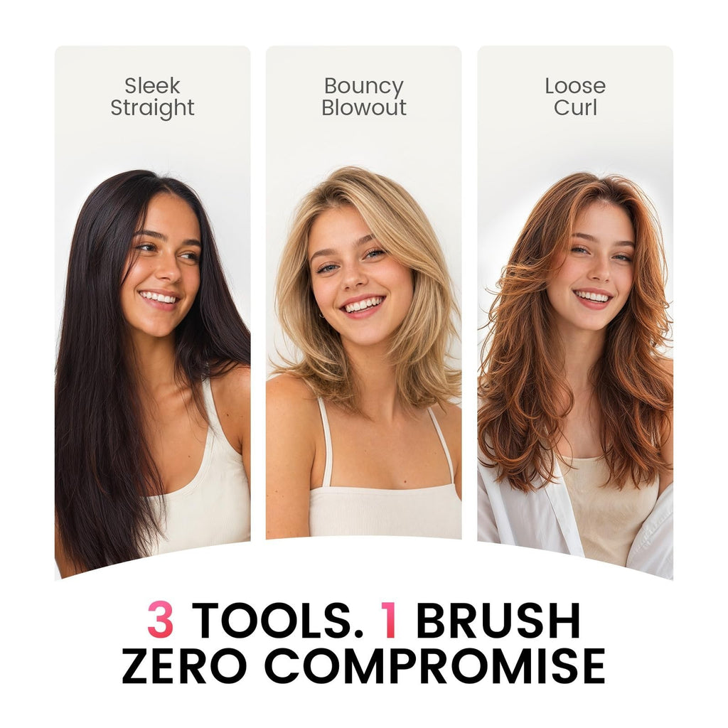Ionic 1.5-Inch Thermal Round Brush - Fast Heat-Up Curling Styling Tool